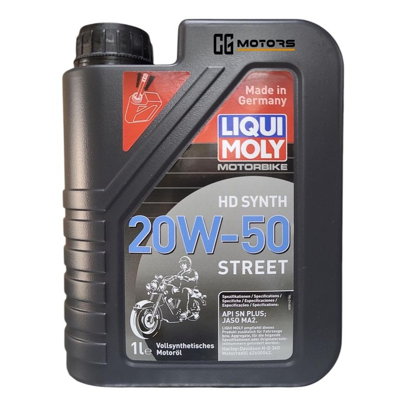 LIQUI MOLY - Aceite De Moto 20w50 Full Sintético Liquimoly 4t 1l Original