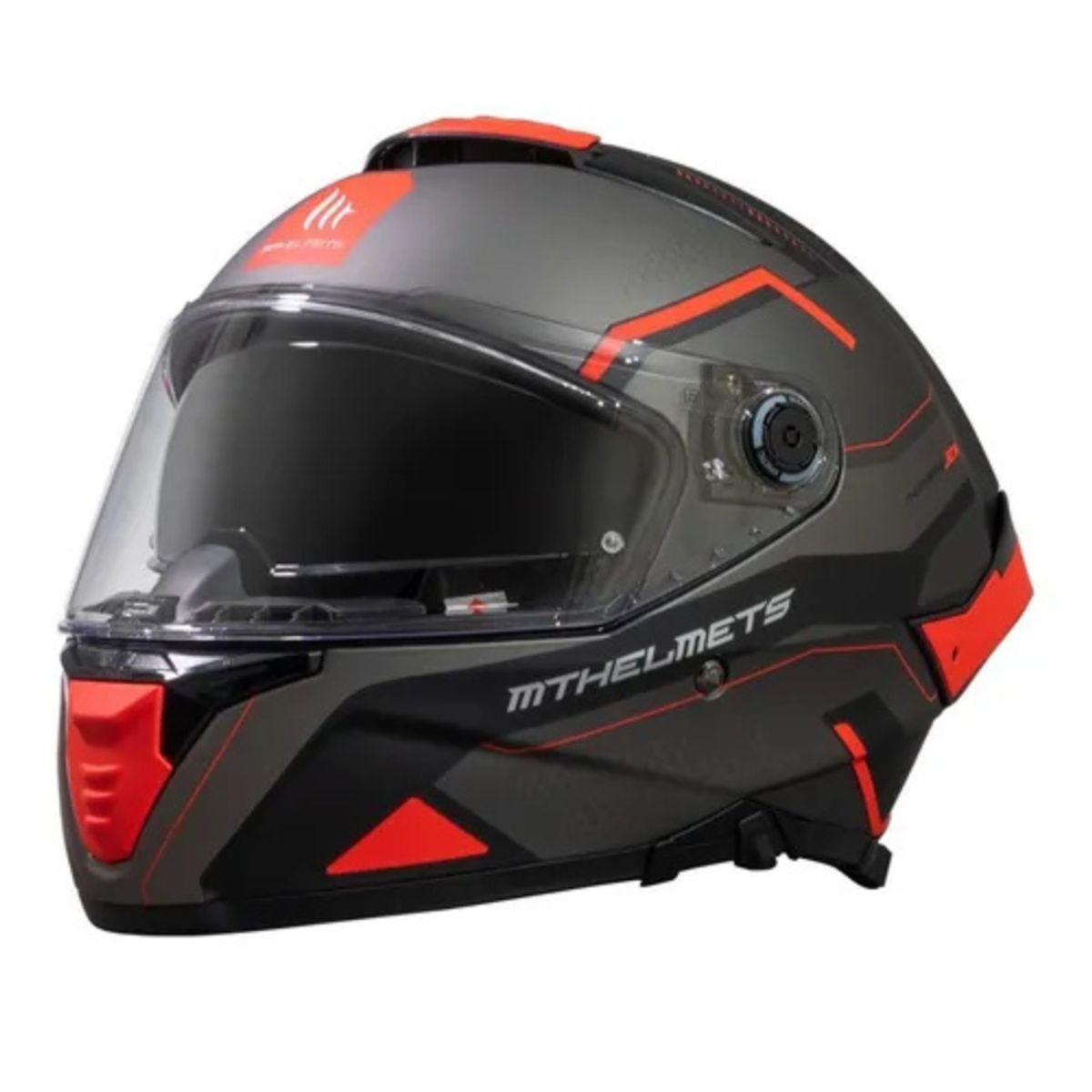 MT - Casco Para Moto MT Thunder 4 SV Jerk  Rojo Mate + Pinlock