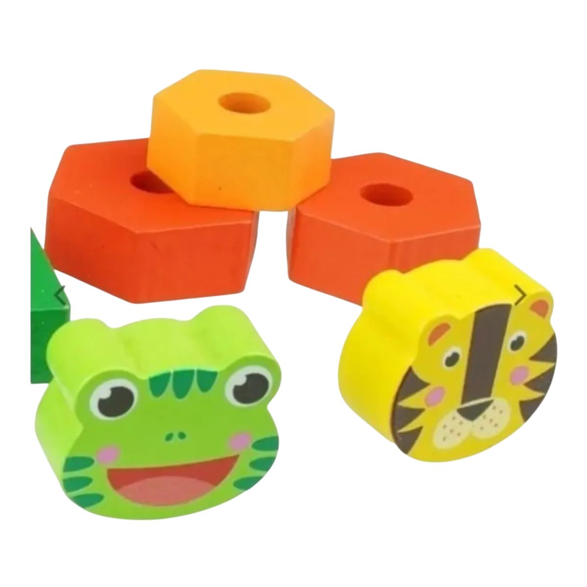 GENERICO - Juguete Didáctico Torre De Encaje Animales Y Figuras Niños