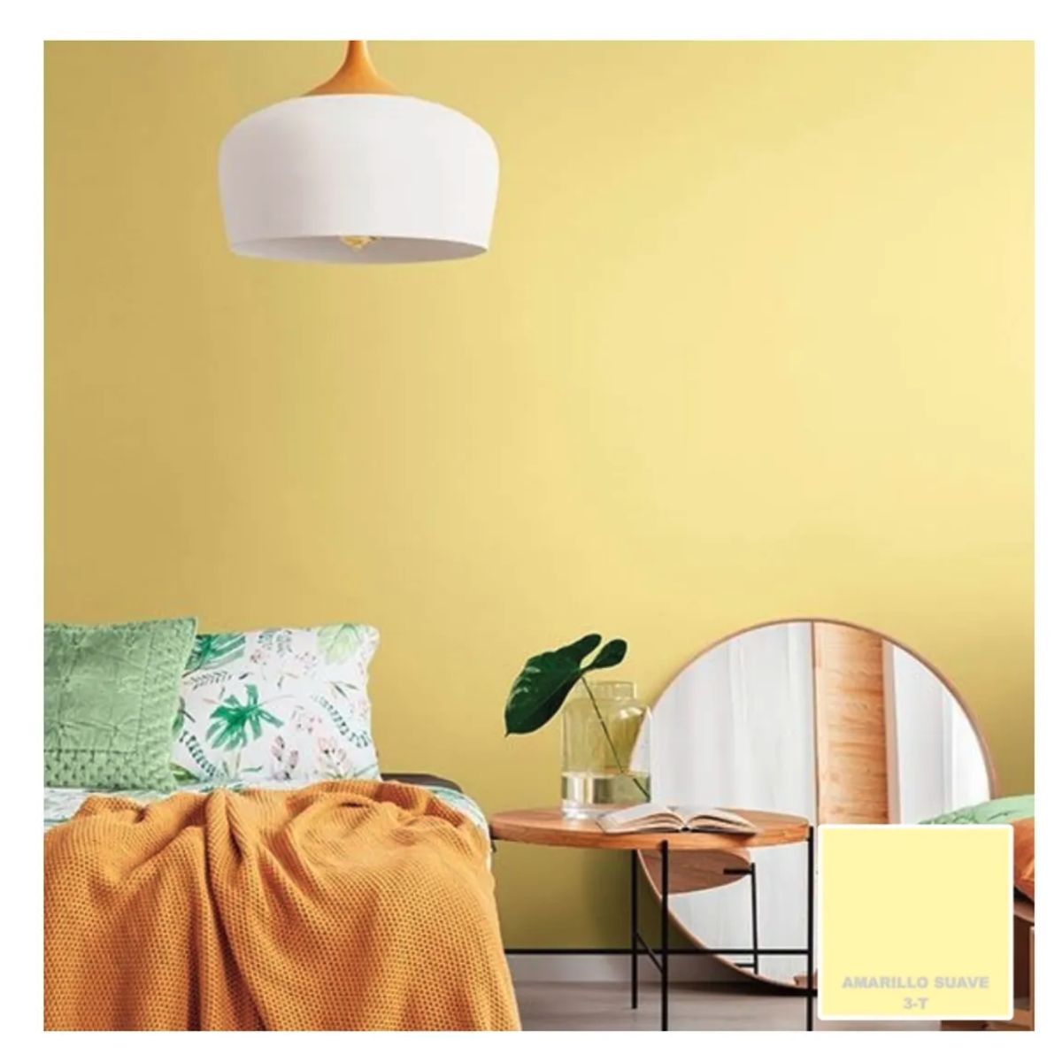 BAUM - TINETA PINTURA ESMALTE AL AGUA - AMARILLO SUAVE 3-T - PINTURASPROFESIONALES CHILE