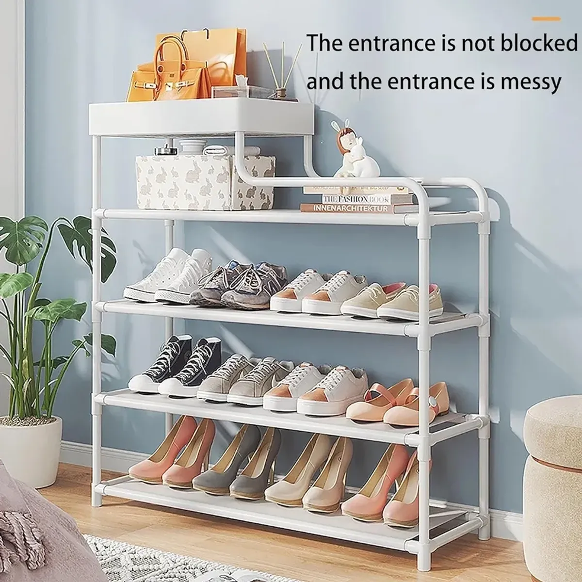 HOME ESSENTIALS - Zapatera Organizador, 5 Niveles  Zapatos