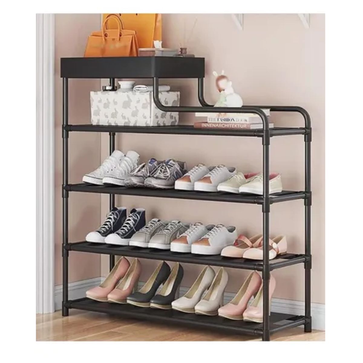 HOME ESSENTIALS - Zapatera Organizador, 5 Niveles  Zapatos