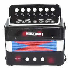 MEISTEHAFT - ACORDEON NIÑO 2 BAJOS NEGRO MT-2018