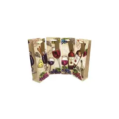 GENERICO - Bolsa de Regalo Vino Wine Classic 12 Unidades