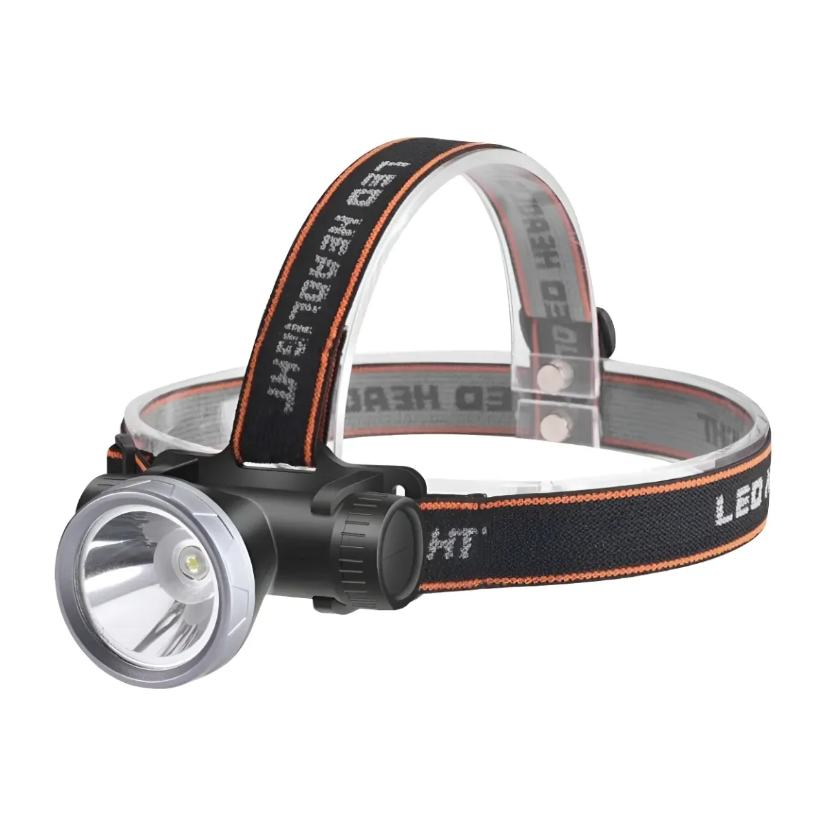 GENERICO - Linterna Minero Frontal Cabeza Casco Luz Led Recargable400lm