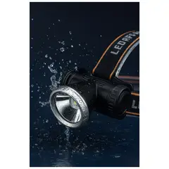 GENERICO - Linterna Minero Frontal Cabeza Casco Luz Led Recargable400lm