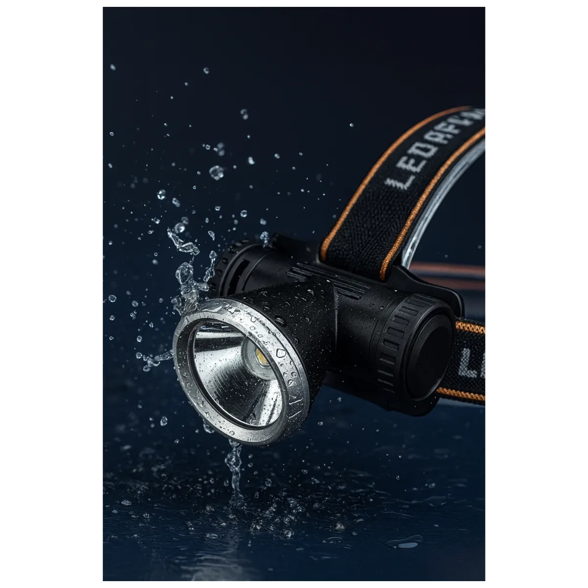 GENERICO - Linterna Minero Frontal Cabeza Casco Luz Led Recargable400lm