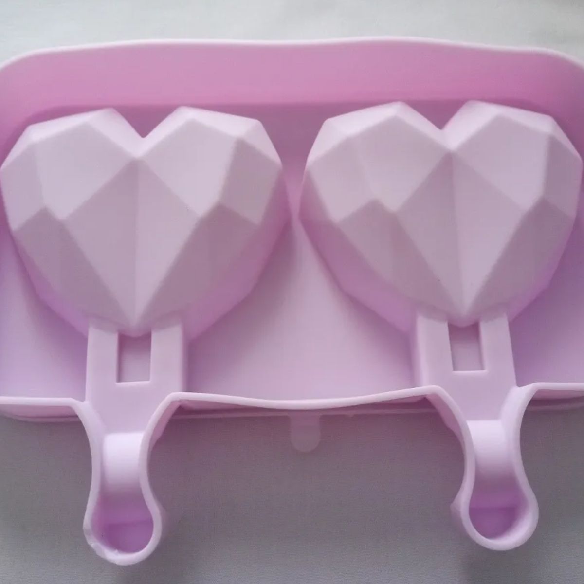 GENERICO - Molde De Silicona Para Helados Con Forma De Corazón Diamante