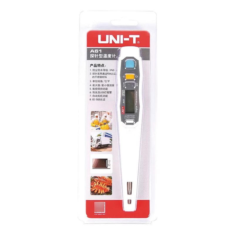 UNI T - Termometro Digital Para Alimentos Marca Uni-t A61