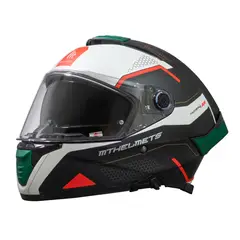 MT - Casco Para Moto Thunder 4 SV Jerk Rojo Mate + Pinlock