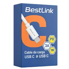 BESTLINK - Cable USB-C a USB-C Compatible con CarPlay- Android Auto PD3