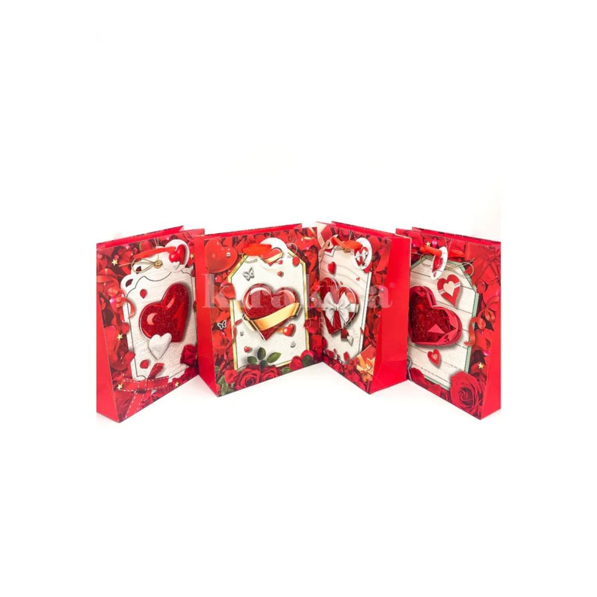 GENERICO - Bolsa De Regalo Corazon 3D 19x23cm