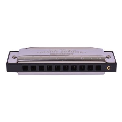 Imagen 2 del producto ARMONICA BLUES SENIOR CHROME NOTA C