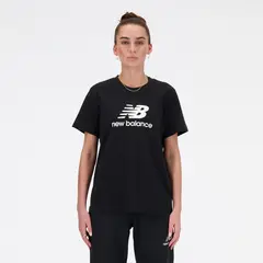 NEW BALANCE - Polera Lifestyle Mujer Essentials Negra