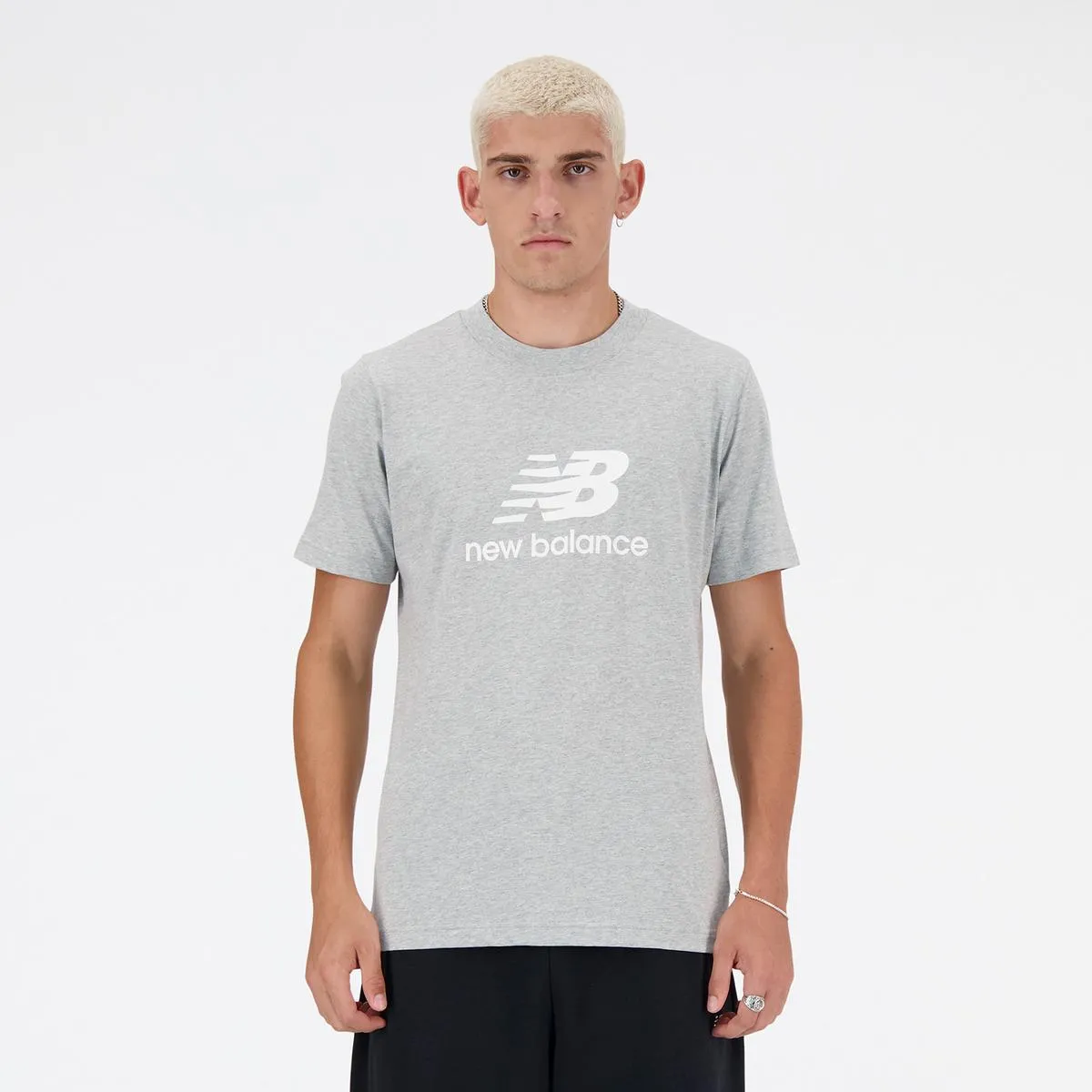 NEW BALANCE - Polera Hombre New Balance Sport Essentials Gris