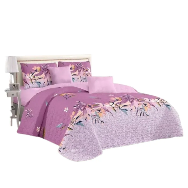 GENERICO - Cubrecama Quilt Verano 1.5 Plazas - Phoenix KFL241