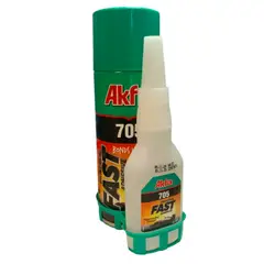 AKFIX - Adhesivo 705 Secado Rápido 65g + Activador 200ml