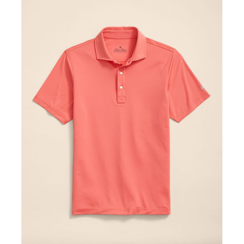 BROOKS BROTHERS - Polera Hombre Perf Spread Collar Polo Rosado Brooks Brothers