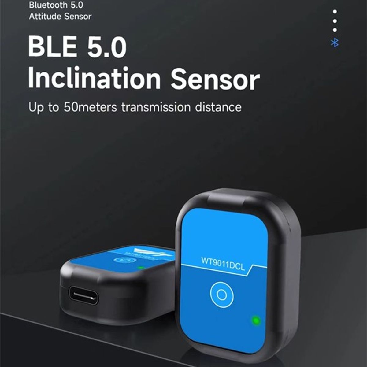 Bluetooth 5.0 Sensor acelerómetro 164.0 ft Rango, marca GENERICO - Foto Principal