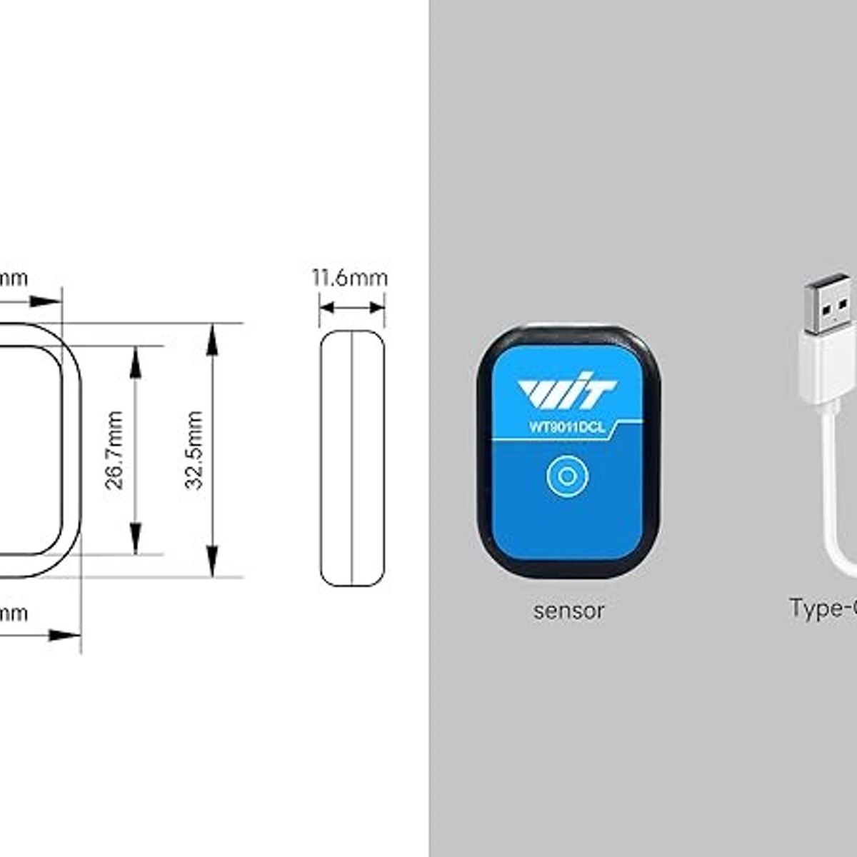 Bluetooth 5.0 Sensor acelerómetro 164.0 ft Rango, marca GENERICO - Foto 2
