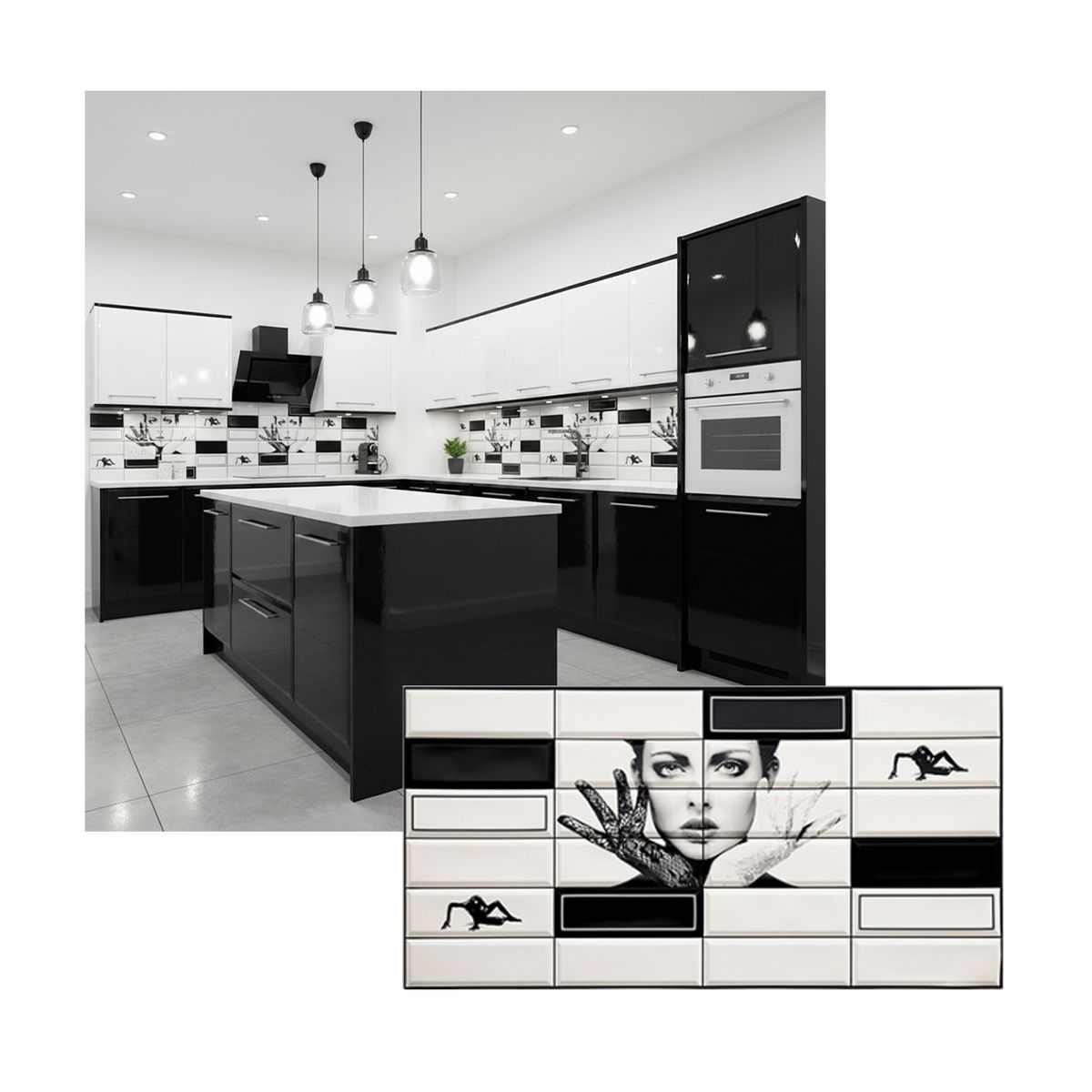 MERCAR RAY - Wall Panel PVC Relieve 95.5 x 48 cm MOOD 4.6 m² (10 Paneles)