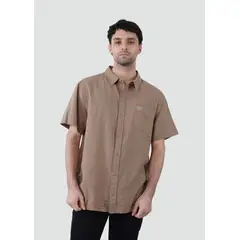 KAYA UNITE - Camisa Hombre Lino Manga Corta