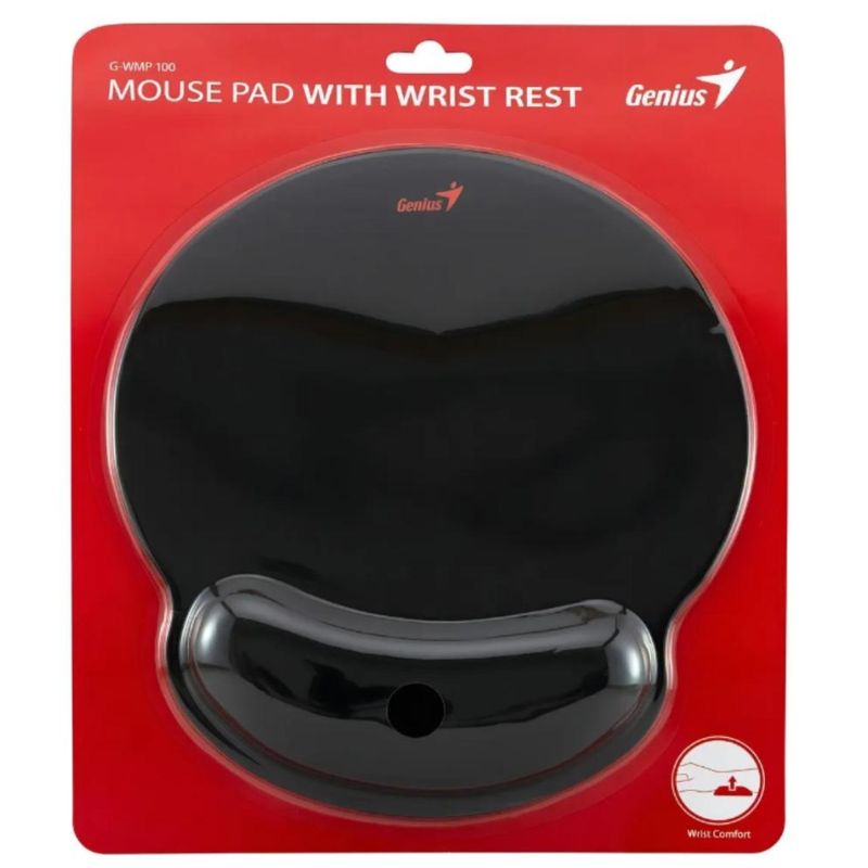 GENIUS - Mouse Pad Genius G-WMP 100 con Soporte Ergonómico Muñeca