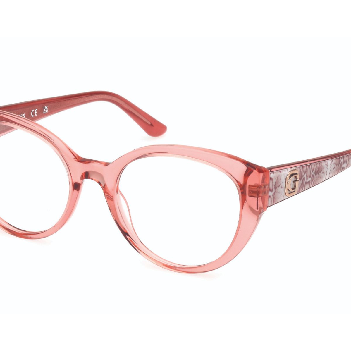 GUESS - Lentes Ópticos Rosado Transparente Guess