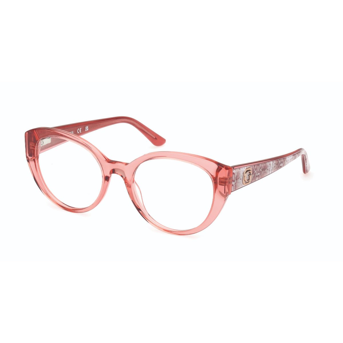 GUESS - Lentes Ópticos Rosado Transparente Guess