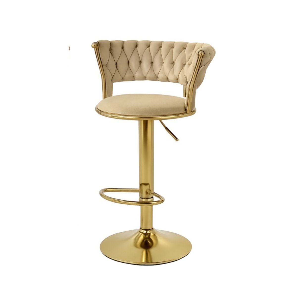 CORI CORI - Pack 2 Taburetes Queen Velvet Gold