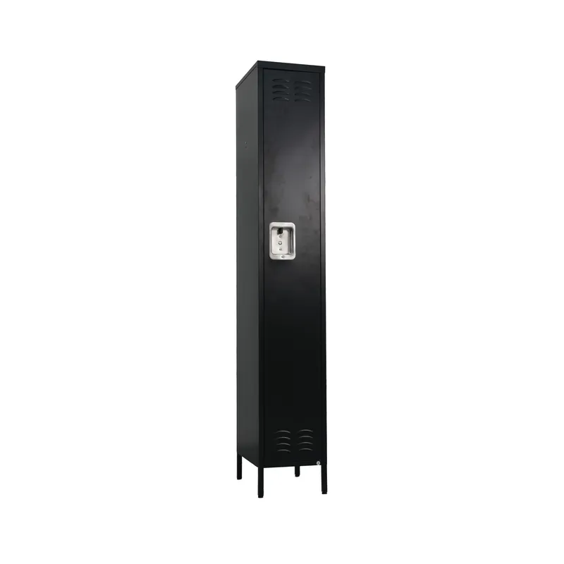 GENERICO - Casillero locker metálico black: 1 cuerpo 1 puerta