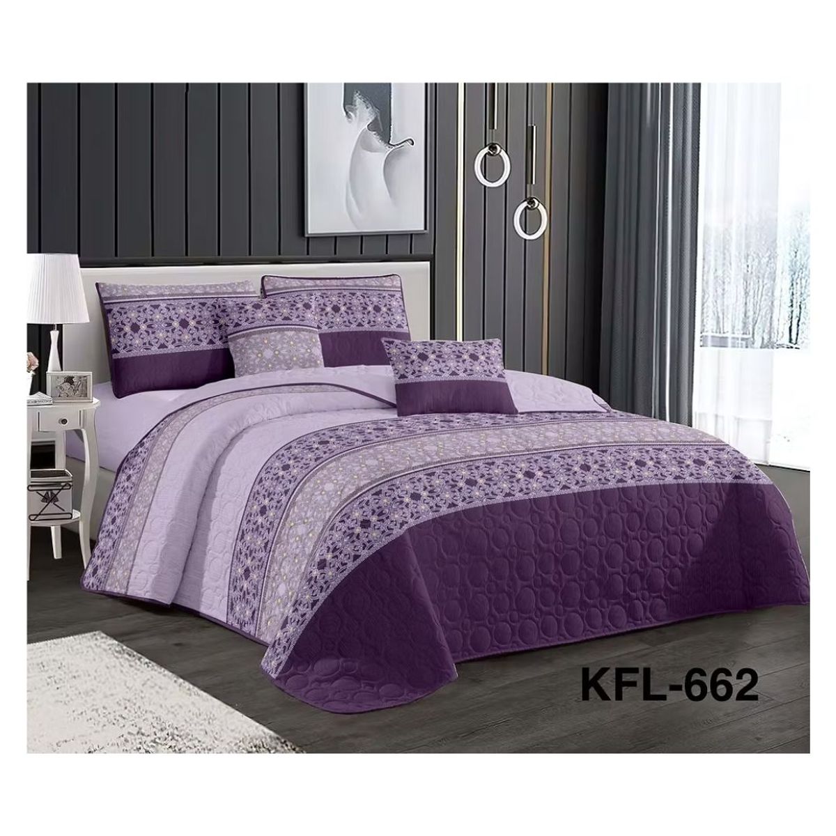 GENERICO - Cubrecama Quilt Verano 2 Plazas - Banwol KFL662