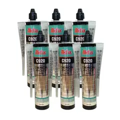 AKFIX - Pack x6 Anclaje Químico Epóxico C920 300 ml