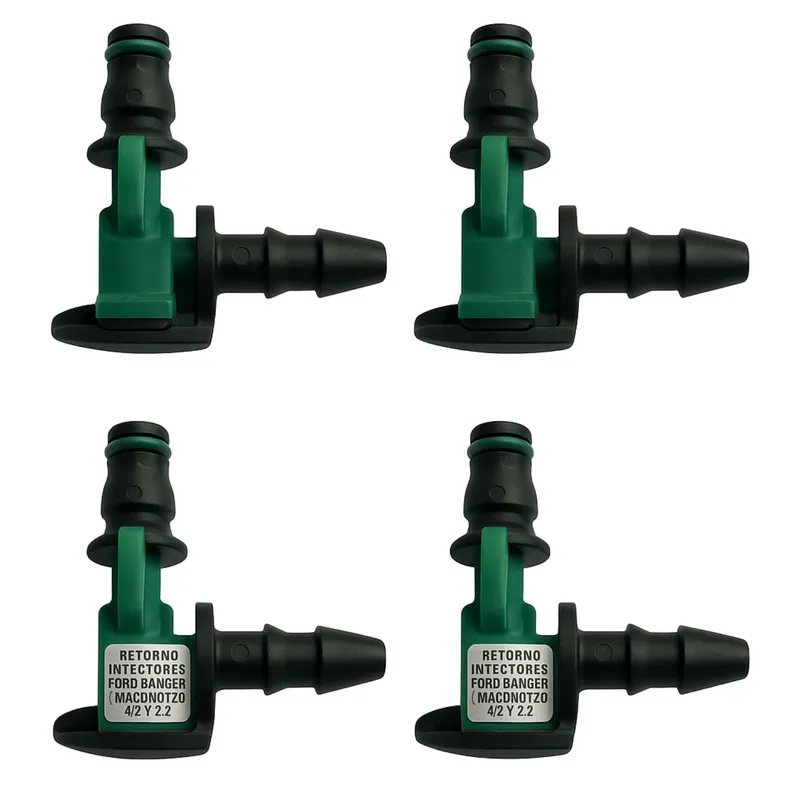 GENERICO - 4 Retorno Inyectores Ford Ranger Mazda Bt50 Transit 3.2  2.2
