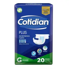 COTIDIAN - Pañales De Adulto Plus Tamaño Grande 20unid