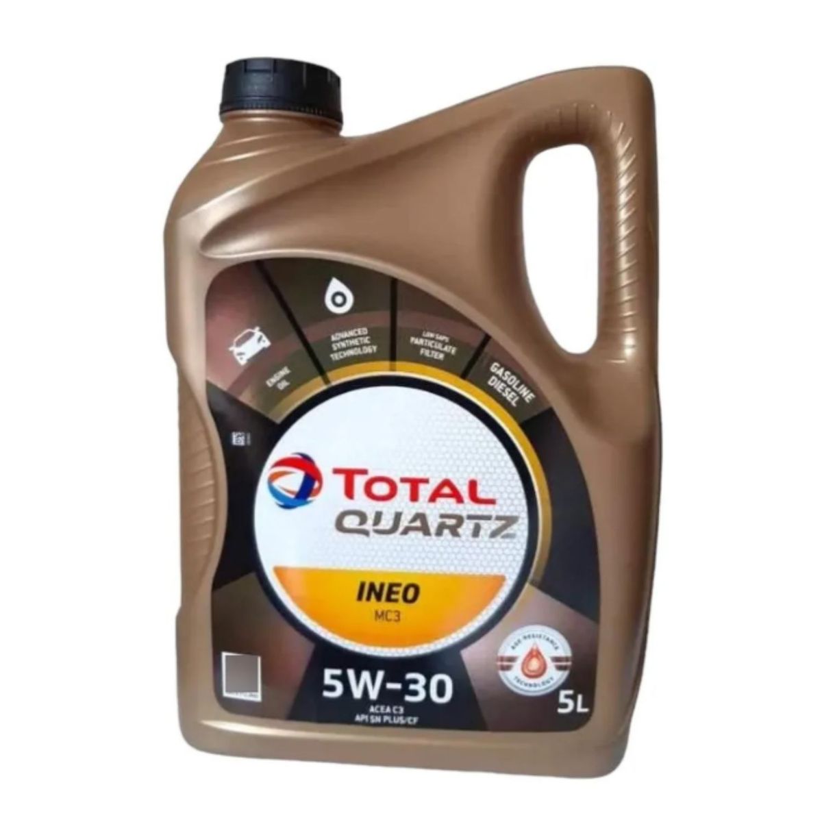 TOTAL - Aceite Motor 5w30 Total Ineo Mc3 5 lt.