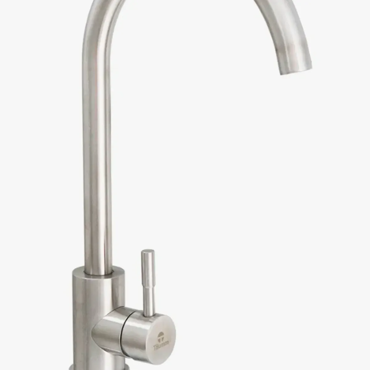 TAUMM - Llave Monomando Lavaplato Inox Acabado Cepillado Color Plateado