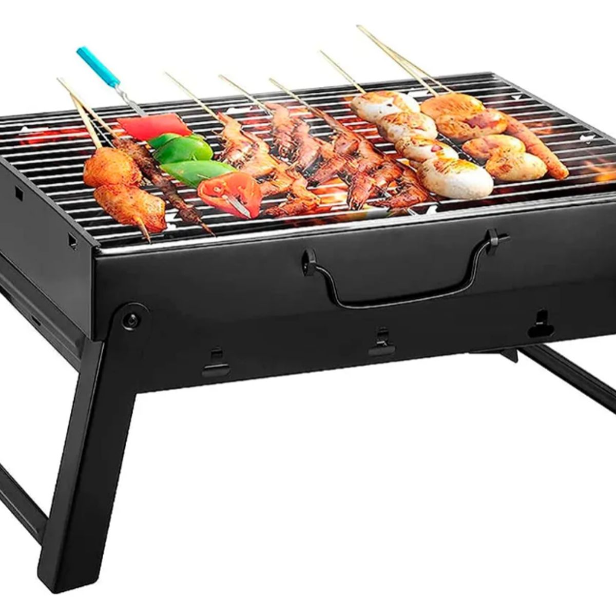 GENERICO - Mini Parrillera Plegable De Carbón Portátil Barbacoa 35x27cm