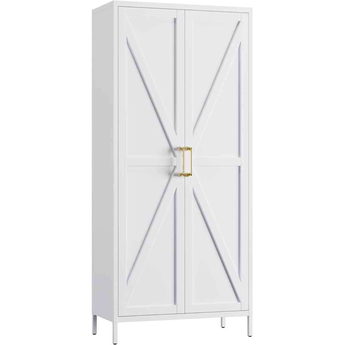GENERICO - Mueble despensa 2 puertas 5 niveles linea white home YXG-03