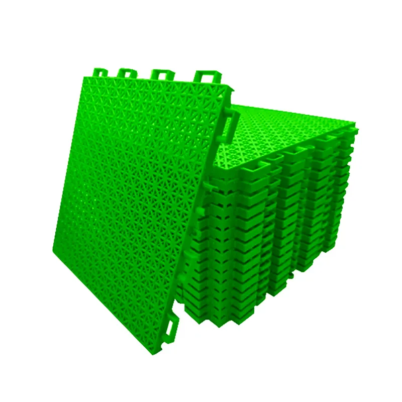 SDFIT - Piso Deportivo Entrelazado 50u 40cm X 40cm X 15 Mm Verde
