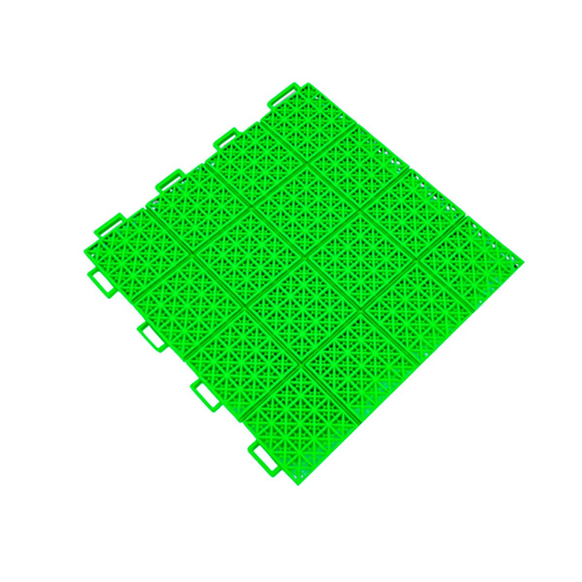 SDFIT - Piso Deportivo Entrelazado 50u 40cm X 40cm X 15 Mm Verde