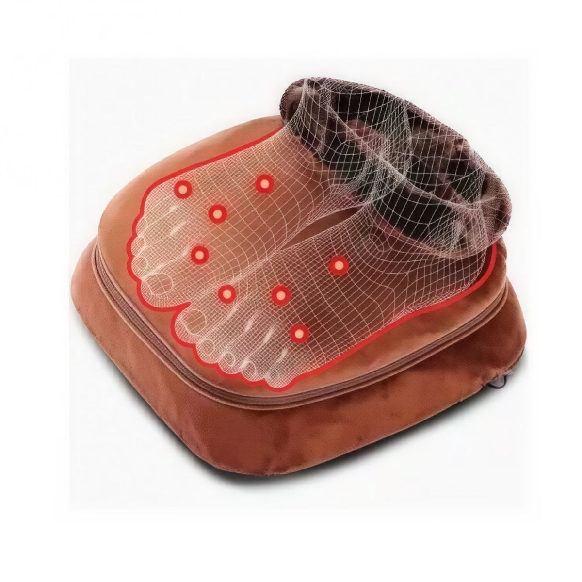 MOVI - Masajeador y Calentador de Pies 2 en 1 – Relajación y Confort en Casa