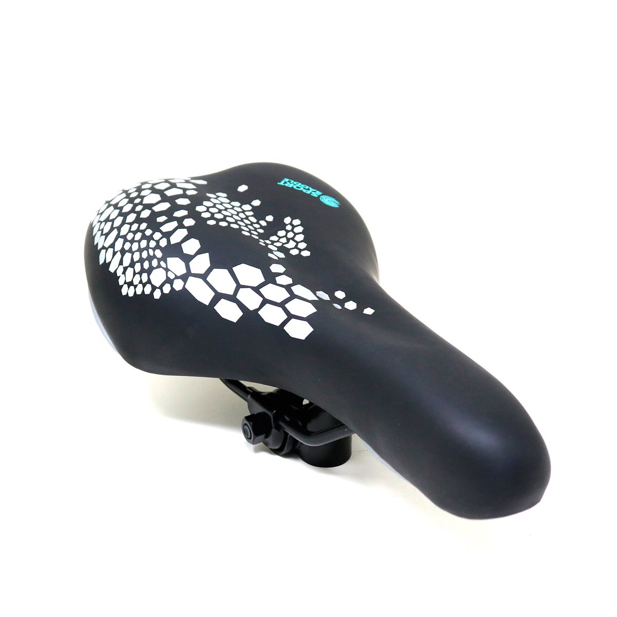 RADICAL MOUNTAIN - Asiento Radical Mountain MTB N744 Hexágonos Negro Plata