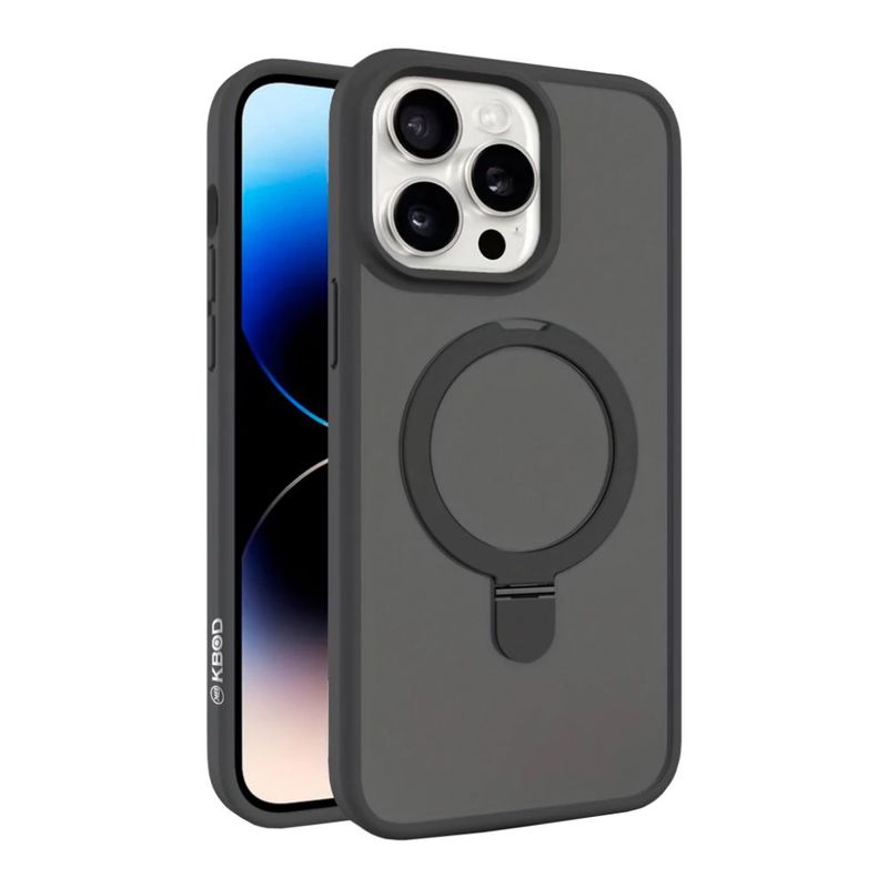 GENERICO - Carcasa Para iPhone 16 Pro Max Con Soporte Magnético Reforzado