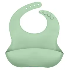 INFANTI - Babero De Silicona Verde