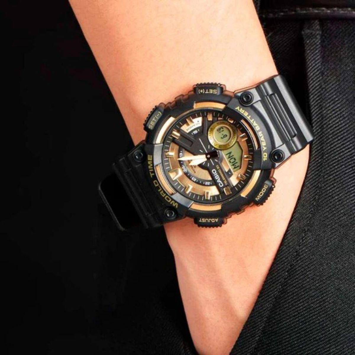 CASIO - Reloj Casio Análogo-Digital Hombre AEQ-110BW-9AVDF
