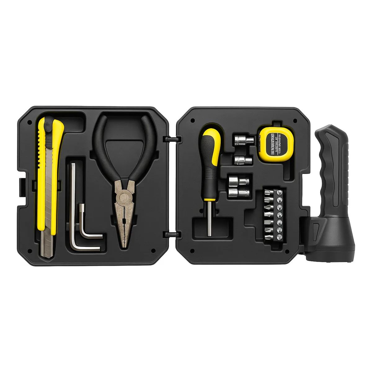 GENERICO - Linterna Solar Usb Portátil + Kit De Herramientas+ Powerbank