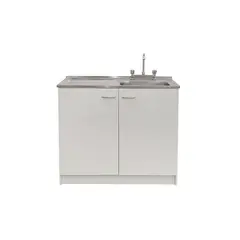 AGM - Kit Lavaplatos 100 cm Blanco Izquierdo
