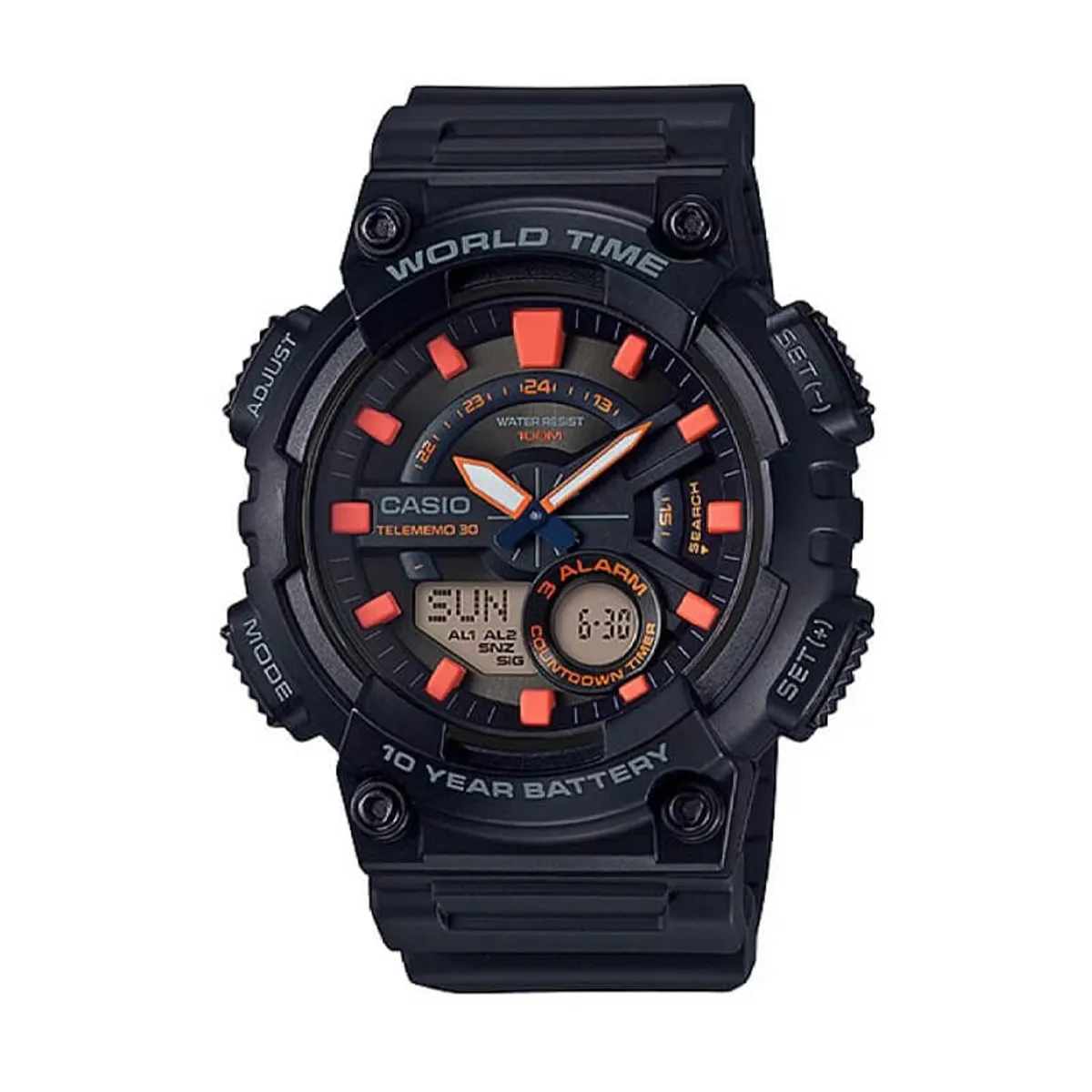 CASIO - Reloj Análogo Digital Casio Hombre AEQ-110W-1A2VDF
