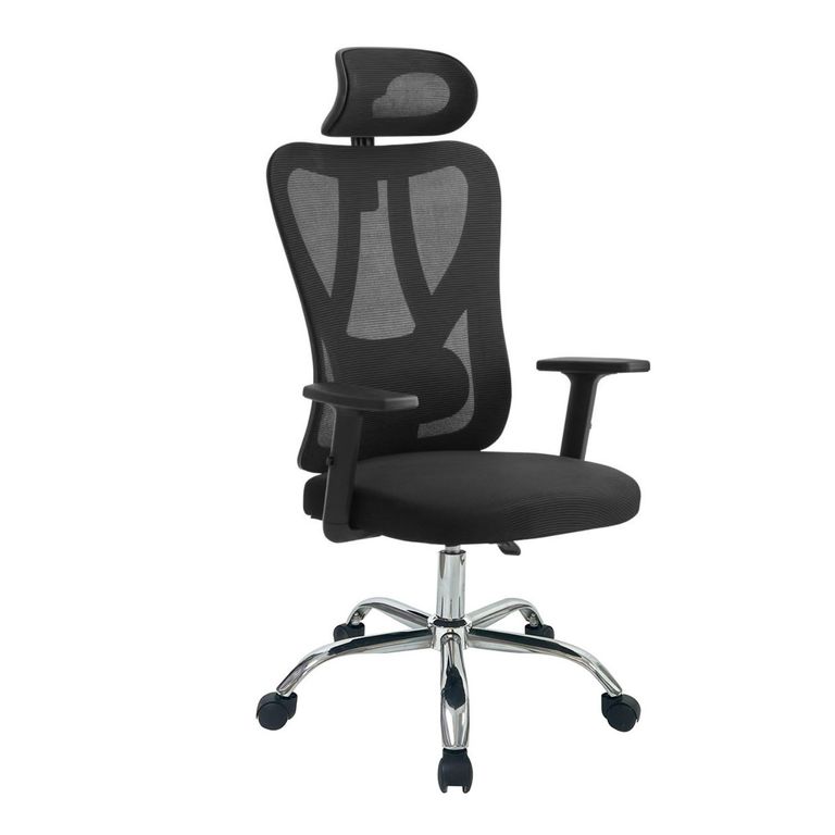 Silla Escritorio Ergonomica Energy Pro Negra Negro